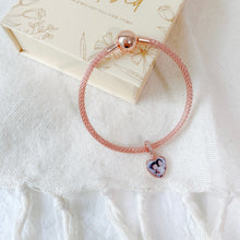 Load image into Gallery viewer, Dangling Heart Photo Charm (Rose Gold)
