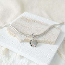 Load image into Gallery viewer, Dangling Double Hearts Photo Charm
