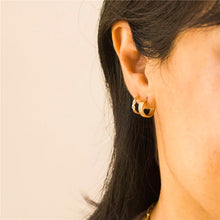 Load image into Gallery viewer, Triple Hoop Earrings [Gold-filled]
