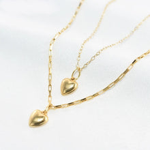 Load image into Gallery viewer, Gold-filled Sweetheart necklace
