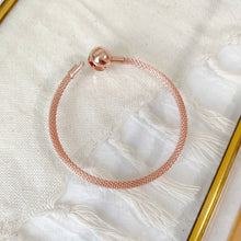 Load image into Gallery viewer, Rose Gold Charm Bangle
