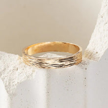 Load image into Gallery viewer, Gold filled Wood Nymph Ring

