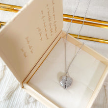 Load image into Gallery viewer, Angel Wings Heart Locket [Engravable]
