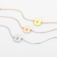 Load image into Gallery viewer, Mini Initials bracelet [Engrave]
