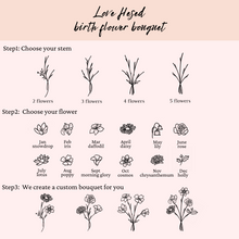 Load image into Gallery viewer, Birth Flower Bouquet
