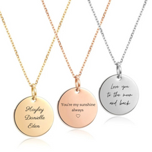 Load image into Gallery viewer, Nora message necklace
