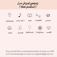 Load image into Gallery viewer, Add-on 6mm tiny symbol [Engrave]
