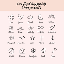 Load image into Gallery viewer, Mini symbols bracelet [Engrave]
