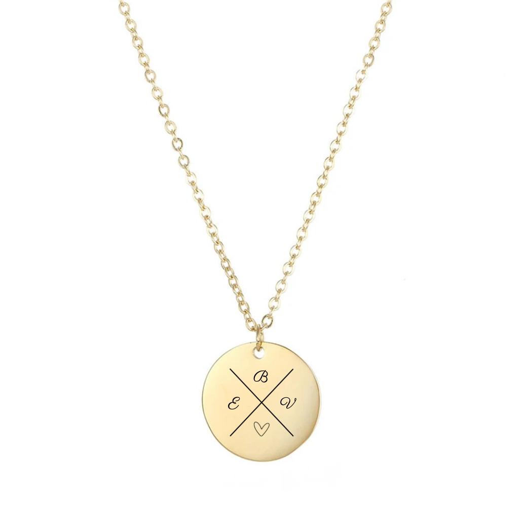 Cross my heart necklace [Engrave]