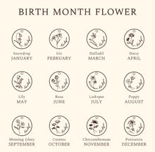Load image into Gallery viewer, Single Birth flower necklace [Engrave]

