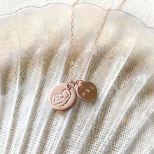 Load image into Gallery viewer, Mother and baby necklace
