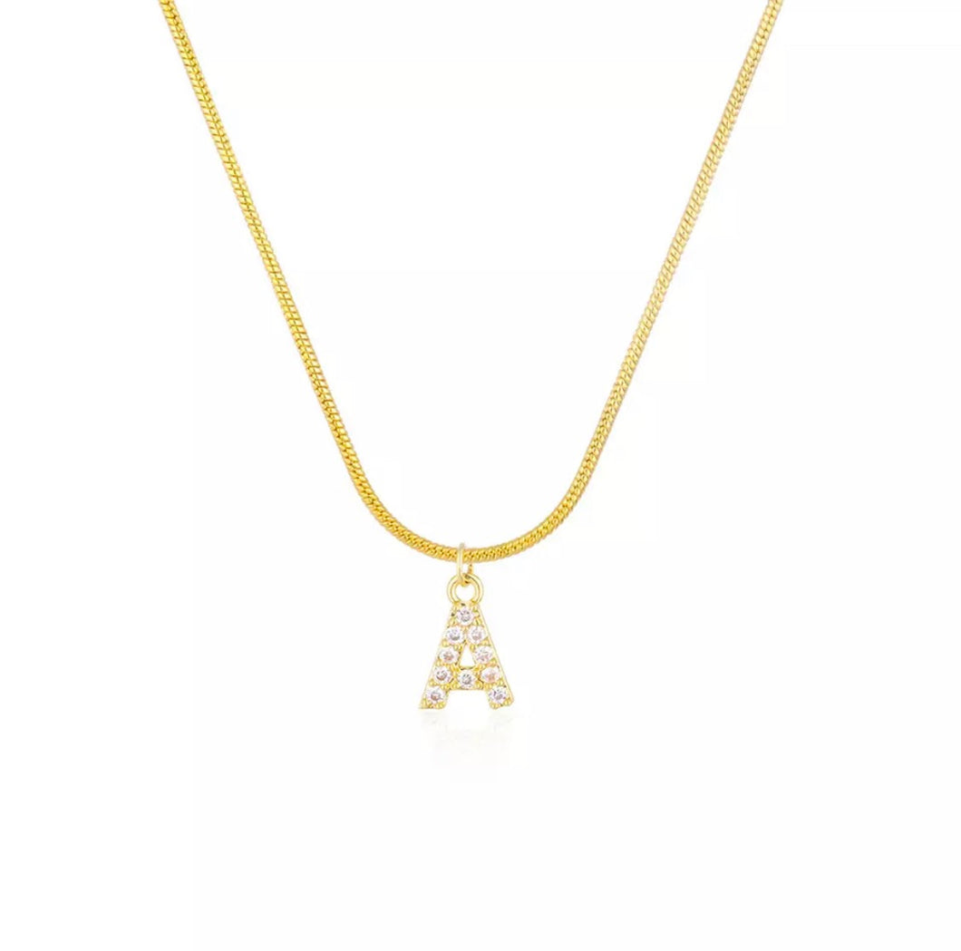 Personalised herringbone Necklace (thin chain)
