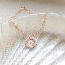Load image into Gallery viewer, Birth flower bracelet [Gold-filled]
