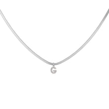 Load image into Gallery viewer, Personalised herringbone Necklace (thick chain)
