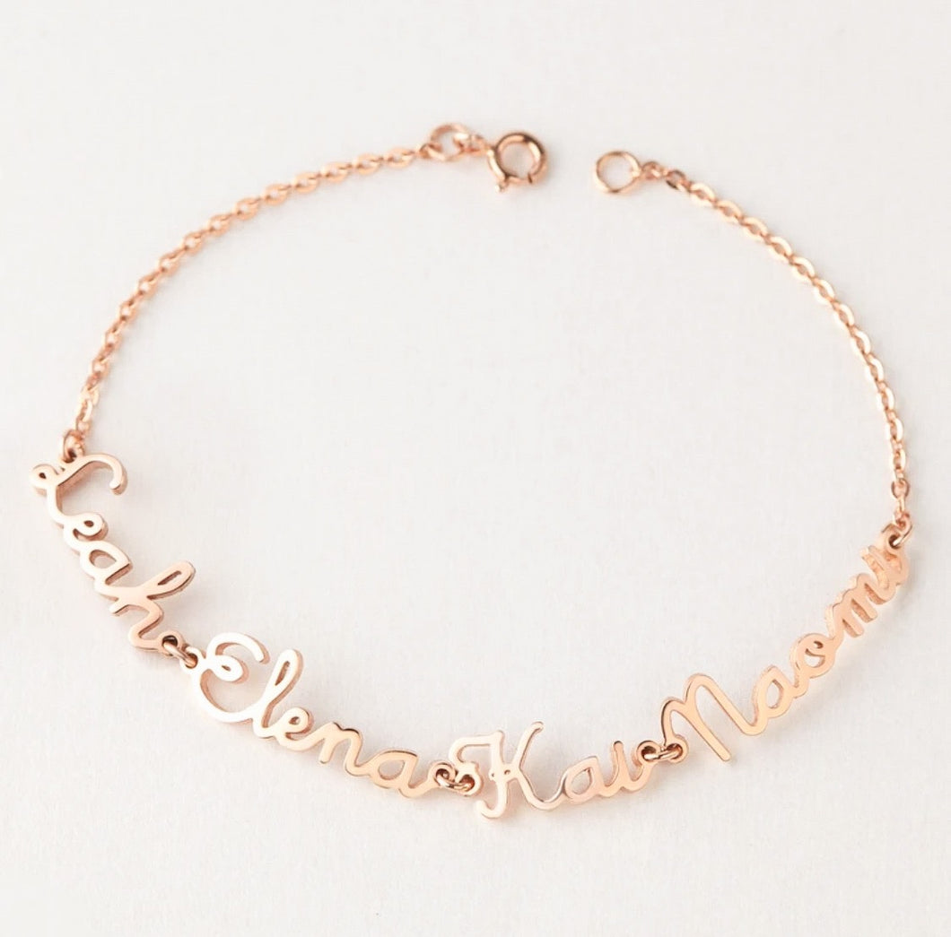 Layla Name bracelet
