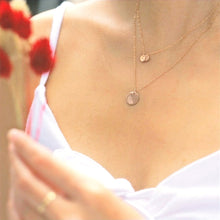 Load image into Gallery viewer, Gold-filled Mia - Tiny 6mm hanging pendant
