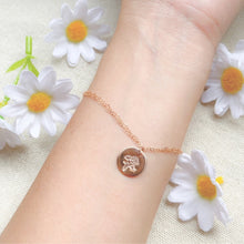Load image into Gallery viewer, Birth flower bracelet [Gold-filled]
