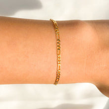 Load image into Gallery viewer, Gold-filled Figaro bracelet
