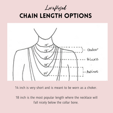 Load image into Gallery viewer, Gold-filled Birth Flower Stacker Necklace (2 and more pendants)
