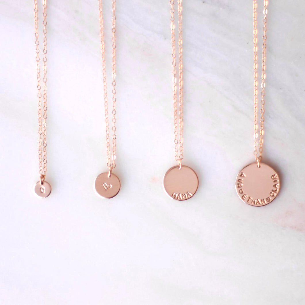 Add-on pendant [Rose Gold-filled]