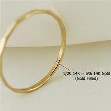 Load image into Gallery viewer, Aurelia hammered stackable ring
