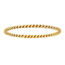 Load image into Gallery viewer, Kyla Twisted stackable ring
