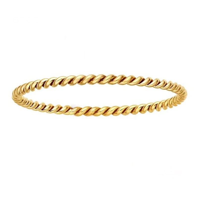 Kyla Twisted stackable ring
