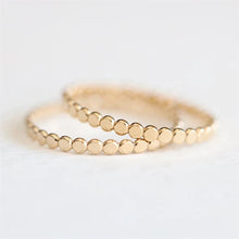Load image into Gallery viewer, Gold filled Dottie Ring

