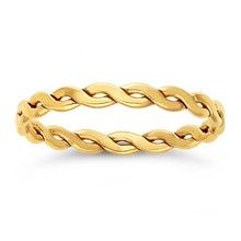 Load image into Gallery viewer, Gold filled Eternal Braid Ring
