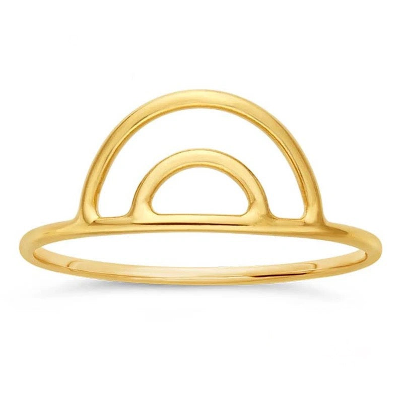 Gold filled Rainbow Ring