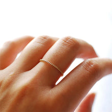 Load image into Gallery viewer, Kyla Twisted stackable ring
