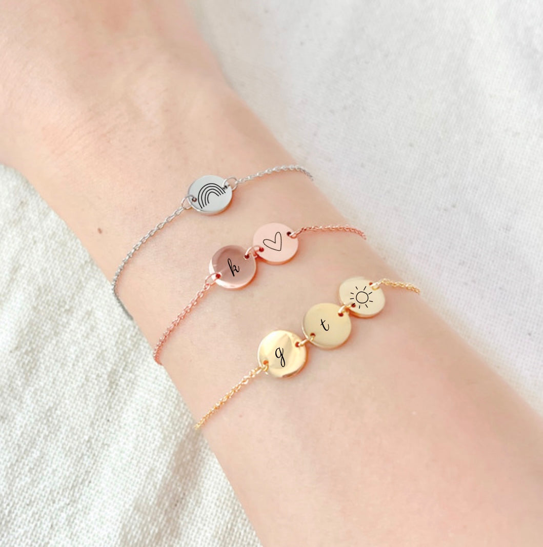 Mini symbols bracelet [Engrave]