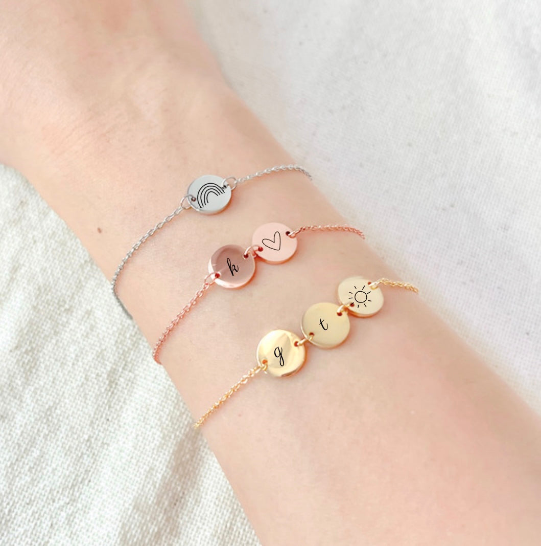 Mini symbols bracelet [Engrave]