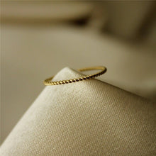 Load image into Gallery viewer, Kyla Twisted stackable ring
